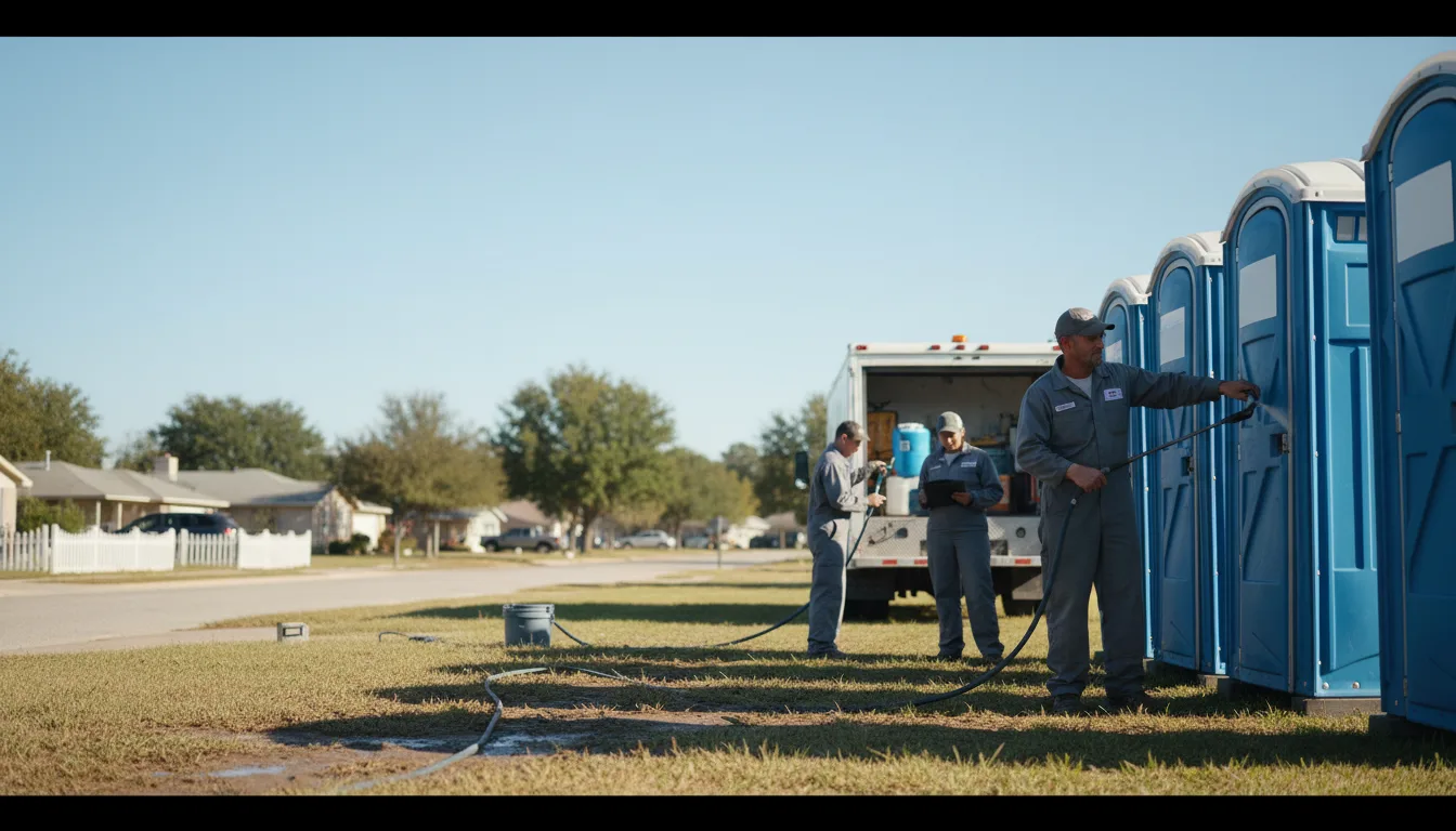 Long-Term Portable Toilet Rental in Calhoun, GA near me